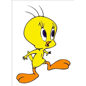 Sticker Fabrikası Tweety Kanarya Civciv Sticker 00846