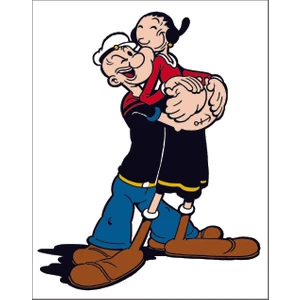 Sticker Fabrikası Temel Reis Popeye Sticker 00844