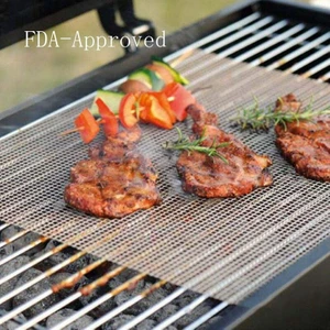 Mangal Barbekü Örtüsü Teflon Örgü 5’li 60X43 cm