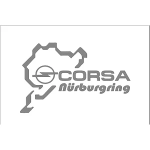 Sticker Fabrikası Opel Corsa Nürburgring Sticker 00919