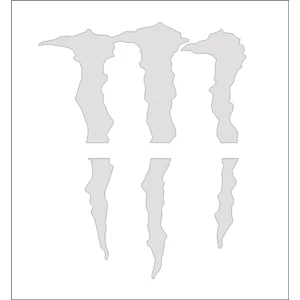 Sticker Fabrikası Monster Pençe Araba Sticker 00928