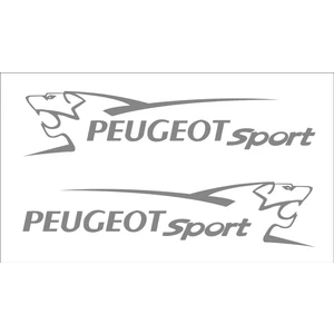 Sticker Fabrikası Peugeot Sport 2 Adet Araba Araç Kapı Kaput Araba Sticker 00967