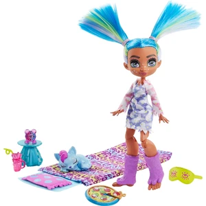 Cave Club Pijama Partisi Oyun Seti Tella Bebek ve Kedi Dostu GTH06