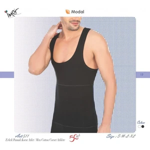 Imer 511 Erkek Body Korse Atlet White