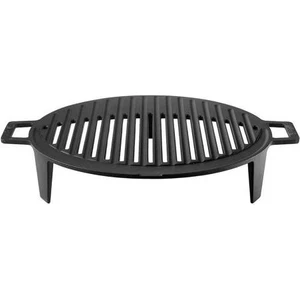 Döküm Mangal Izgarası  Kulplu Çap 37 cm Yuvarlak