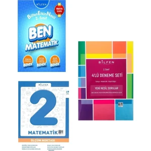 Bilfen Yayınları 2 Sınıf Matematik Konu Anlatımı Ölçme Test Kitabı ve Deneme Seti