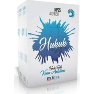 Lider Yayınları Hukuk 7 Li Modüler Set Konu Anlatımı