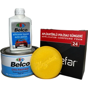 PASTA500GR+CILA250ML +Befar Pastasüngeri+ Meguiars Cilapedi