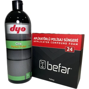 Cila 1l + Befar Aplikatörlü Cila Süngeri (02403 150 x 45MM)
