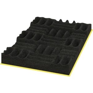 Ses Yalıtımı Akustik Labirent Sünger Yanmaz Yapışkanlı 30MM 60 Dns 50X50