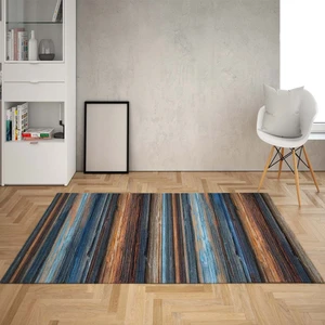 Bona Fortuna Batik Desenli Renk Geçişli Dijital Baskı Yıkanabilir Kaymaz Taban Salon Halısı ve Yolluk