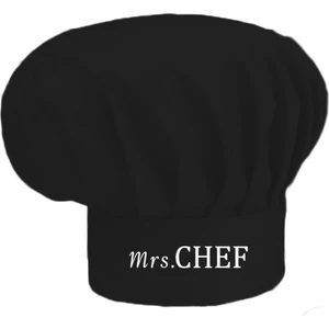 Mrs.chef Nakış Işlemeli Mantar Kep Aşçı Şef Şapkası