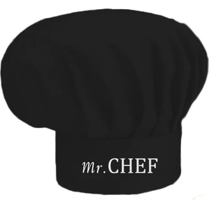 Mr.chef Nakış Işlemeli Mantar Kep Aşçı Şef Şapkası