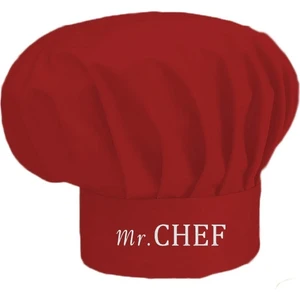 Mr.chef Nakış Işlemeli Mantar Kep Aşçı Şef Şapkası