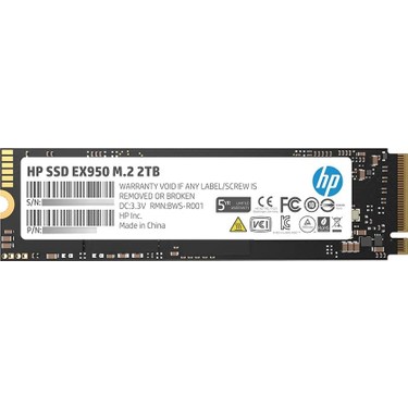 Hp 5MS24AA EX950 2TB 3200/3000/MB/s Okuma Yazma Hızı 3D NAND Fiyatı