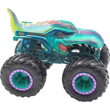 Hot Wheels Monster Trucks MEGA WREX yellow silver blue Decal 1:64