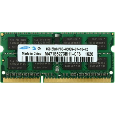 Samsung M471B5273BH1-CF8 4gb 2rx8 PC3-8500S-07-10-F2 1066MHZ Ddr3 Notebook