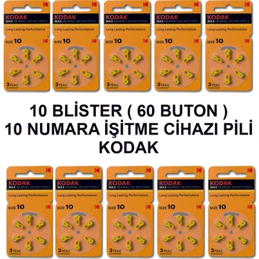 Kodak 10 Numara Kodak 10