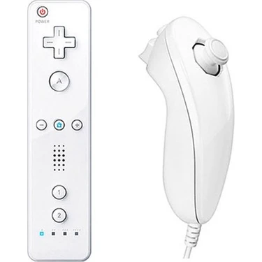 Nintendo Wii Remote + Nunchuck Controller Motion Plus