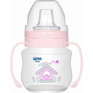 Wee Baby 753 Akıtmaz Kulplu Pp BARDAK(ANTIKOLIK)125ML 