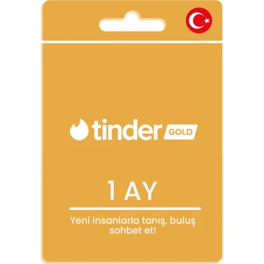 Tinder Gold 1 Aylık Dijital Abonelik