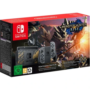 Nintendo Switch Monster Hunter Rise Deluxe Edition Konsol + Monster Hunter Rise