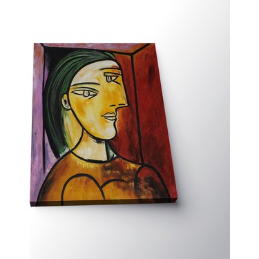 Piri Sanat Picasso Kadin Cizimi Baskili Kanvas Tablo 70 Cm X Fiyati
