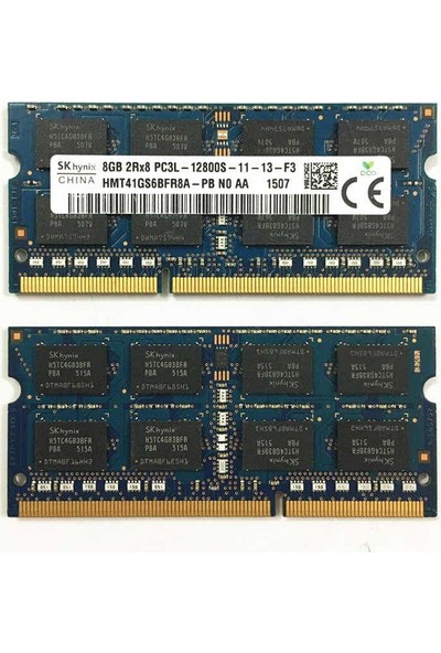 Sk Hynix HMT41GS6BFR8A-PB 8gb 2rx8 PC3L-12800S-11-13-F3 1600MHZ DDR3L 1.35V Notebook Ram