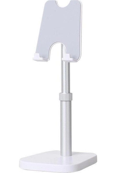 Kingma Yükseklik Ayarlı Telefon Tutucu Stand Beyaz