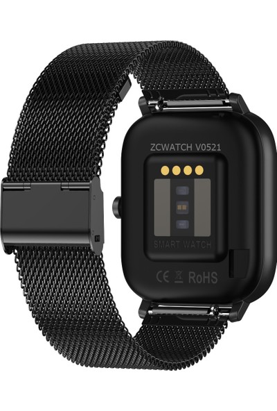 ZCWATCH V0521 Unisex Full Fonksiyonlu + Ekg Ppg + Hrv Akıllı Saat, Marka Garantisi