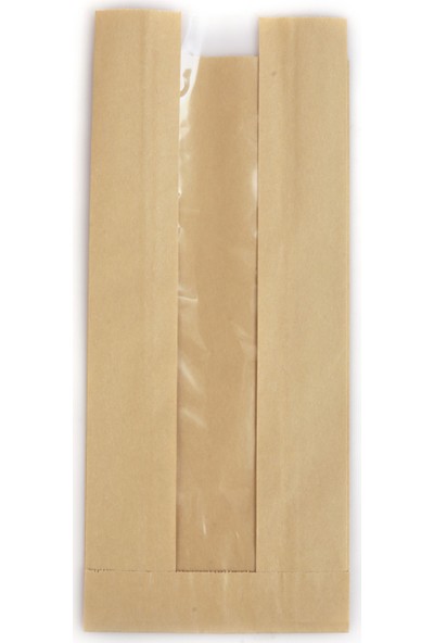 Anadolu Kağıtçılık Pencereli Şamua 40 G Kraft Kese Kağıdı 12 x 28 cm 10 kg 2250 Adet