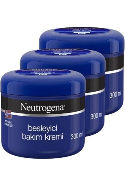 Neutrogena Norveç Formülü Besleyici Bakım Kremi 300 ml x 3 Adet