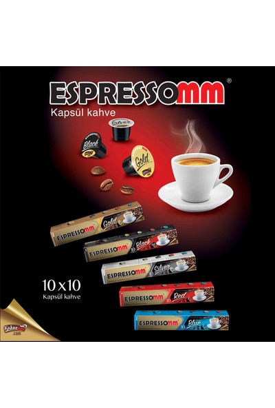 Espressomm Silver Kapsül Kahve 20'li Nespresso Uyumlu