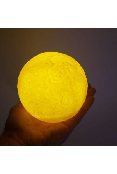 Zen 3d Boyutlu Ay Gece Lambası Dekoratif Hediyelik