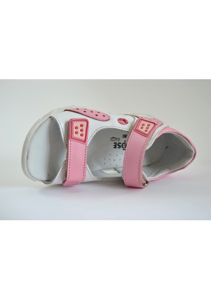 Deri Pembe Kız Çocuk Sandalet (26-30) fırsatları