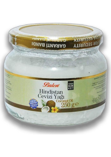 Hindistan Cevizi Yağı Soğuk Pres 3 x 250 gr