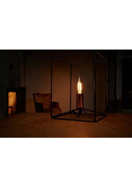 - Vintage 1906 LED Classic 2.5W-22W Sarı Işık E14 Duy Mum Kıvrık Rustik Filamentli Ampul 2 Adet indirimleri