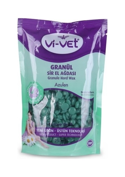 Vivol 800ML Ağda Isıtıcı Makine + Vivet Azulen Inci Boncuk Ağda 250GR+ Nora Tüy Dökücü+ Ağda Seti 6 Prç