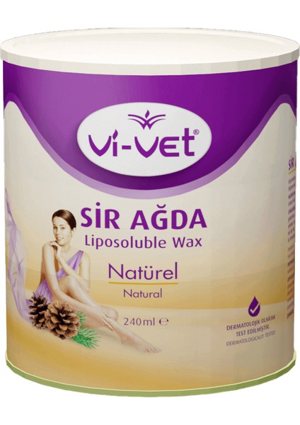 Vivol 800ML Ağda Isıtıcı Makine + Vivet Naturel Konserve Ağda 240ML+ Nora Tüy Dökücü+ Ağda Seti 7 Prç