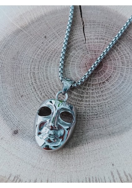 Çelik Mask Kolye