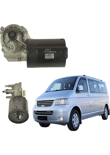 Volkswagen Transporter T5 Ön Cam Silecek Motoru 2003--2009