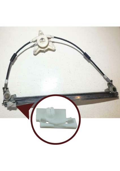 BWR5400 Peugeot 405 Için Sol Elektrikli Cam Kriko Tamir Klipsi fiyatları