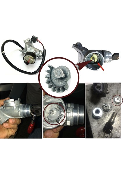 BSP1014 Mercedes Actros Atego Axor Econic Için Kontak Şaft A9434600104