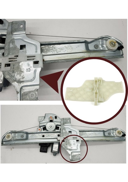BWR5414 Peugeot 2008 Mk1 A94 2013-2019 Için Ön Sol Cam Kriko Klipsi fiyatları