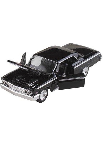 Newray 1:25 Chevrolet Impala Ss 1962 Model Araba Siyah modelleri