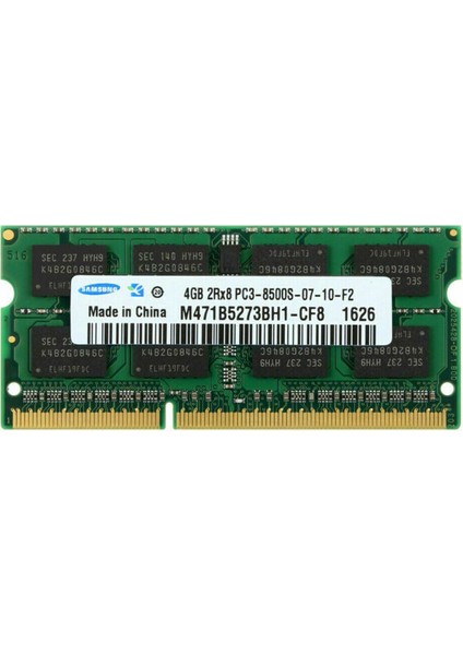 M471B5273BH1-CF8 4gb 2rx8 PC3-8500S-07-10-F2 1066MHZ Ddr3 Notebook Ram