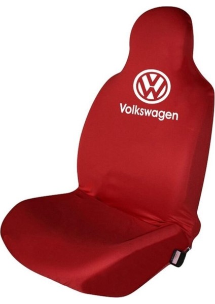 Volkswagen Tiguan Kırmızı Koltuk Servis Kılıfı Ön ve Arka 4 Parça Takım