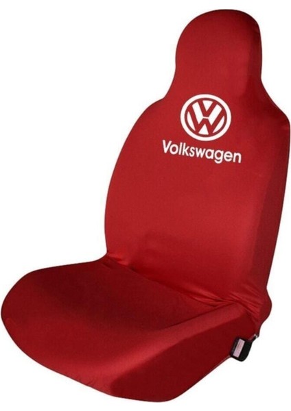 Volkswagen Jetta Kırmızı Koltuk Servis Kılıfı Ön ve Arka 4 Parça Takım