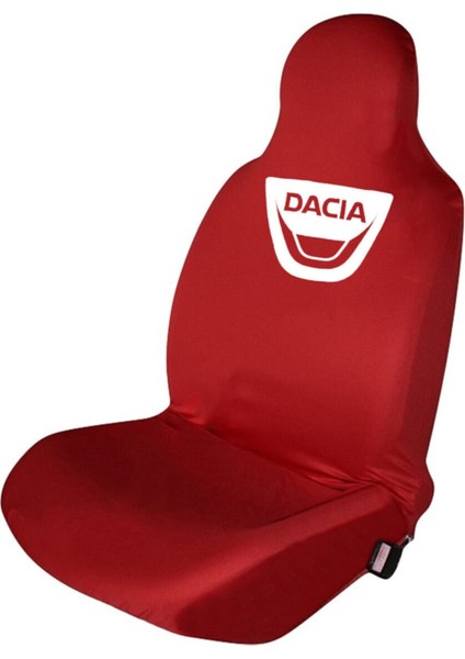 Dacia Nova Kırmızı Koltuk Servis Kılıfı Ön ve Arka 4 Parça Takım