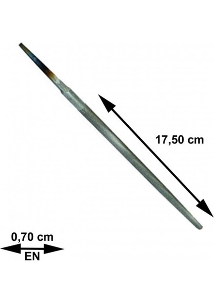 Yuvarlak Eğe No: 8